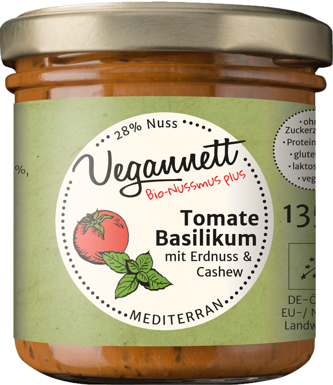 Vegannett Bio Tomate-Basilikum Aufstrich kaufen | Leni &amp; Hans