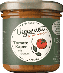 Bio Tomaten Kapern Aufstrich mit Erdnussmus