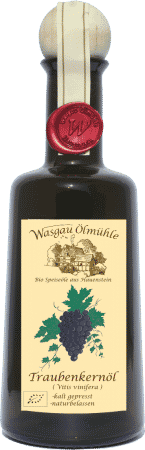 Bio Traubenkernöl von Wasgau Ölmühle