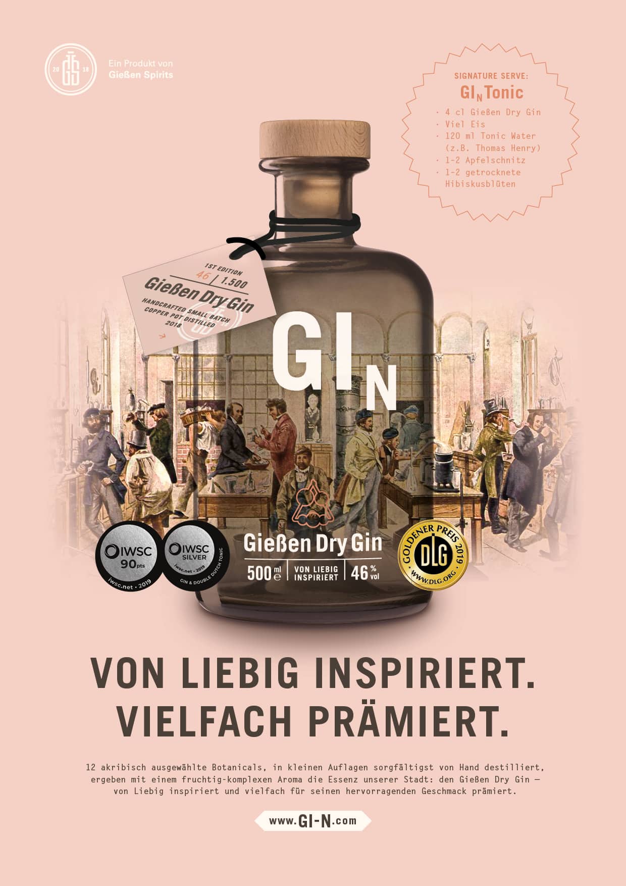 Dry Gin von Gießen Dry Gin