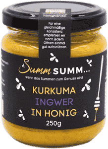 Kurkuma Ingwer in Honig von Summ SUMM Honighandel