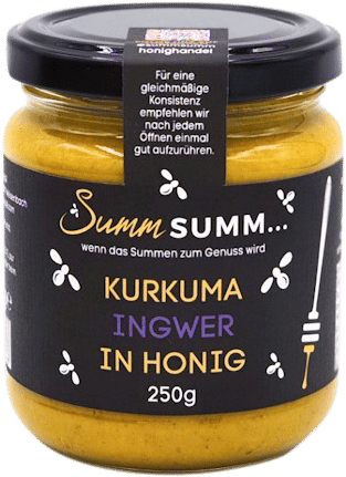 Kurkuma Ingwer in Honig von Summ SUMM Honighandel