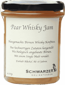 Pear Whisky Jam von Schwarzer Rabe Delikatessen