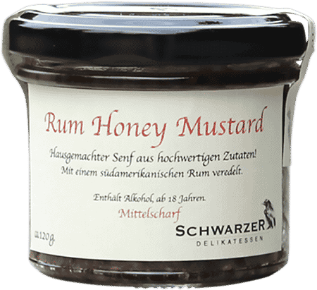 Rum Honey Mustard von Schwarzer Rabe Delikatessen