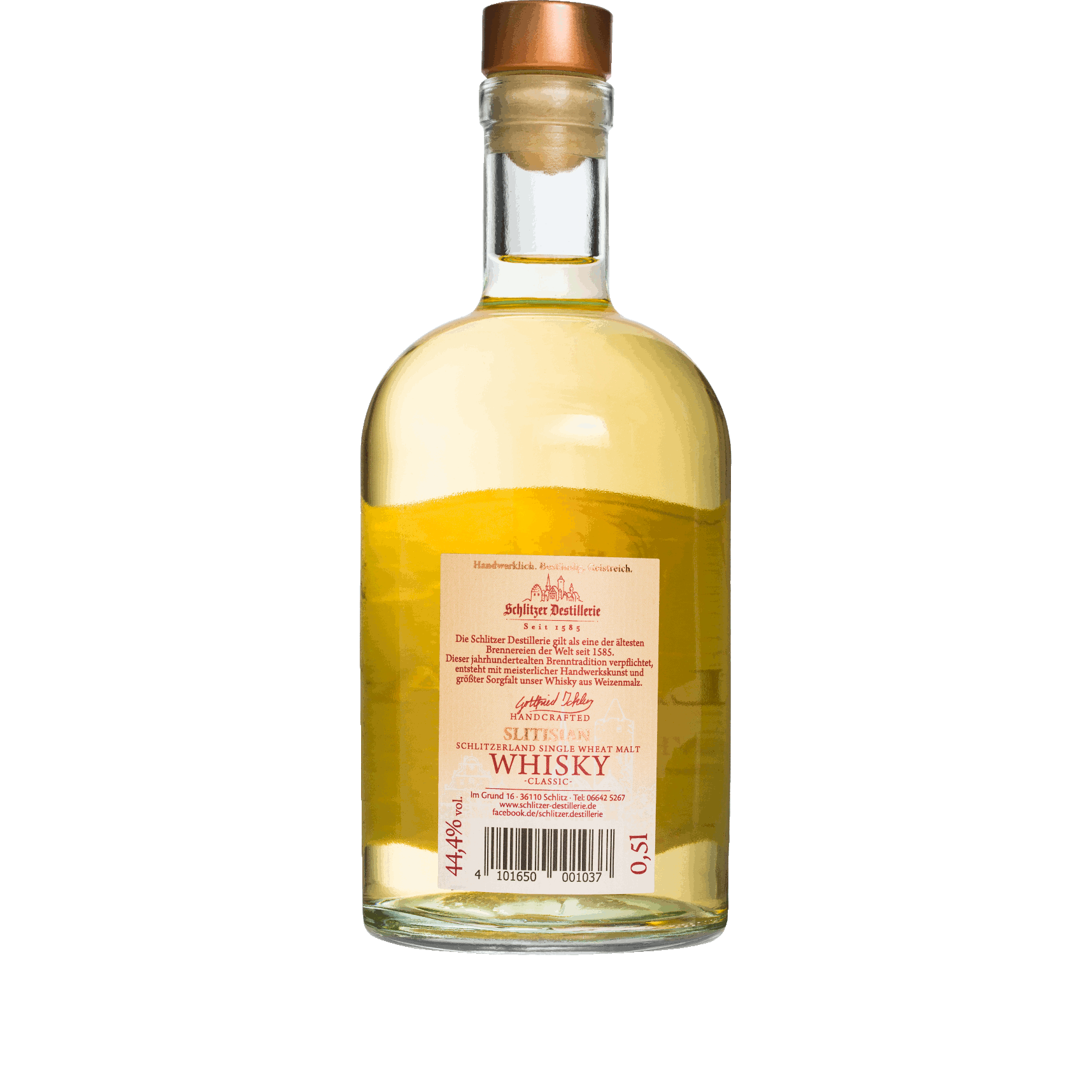 Slitisian Single Wheat Malt Whisky von Schlitzer Destillerie