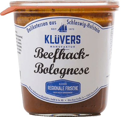 Beefhack-Bolognese 450g von KLÜVERS