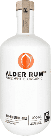 Bio Rum PURE.WHITE.ORGANIC. von ALDER RUM Bio