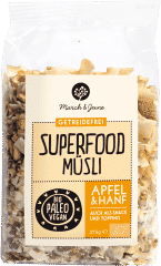 Bio Superfood Müsli glutenfrei Apfel & Hanf