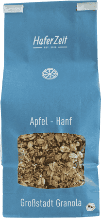 Bio-Granola Apfel-Hanf