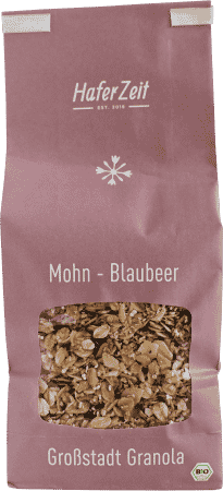 Bio-Granola Mohn-Blaubeer