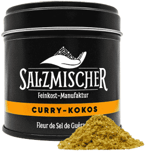 Curry-Kokos-Salz von Salzmischer Feinkost-Manufaktur