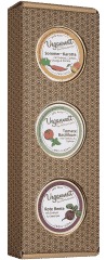Geschenkpackung Vegannett mit 3 verschiedenen Bio-Aufstrichen von Vegannett