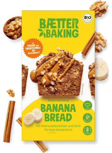 Bio Backmischung Banana Bread glutenfrei