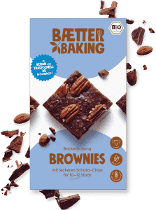 Bio Backmischung Brownies glutenfrei