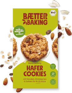 Bio Backmischung Hafer Cookies glutenfrei