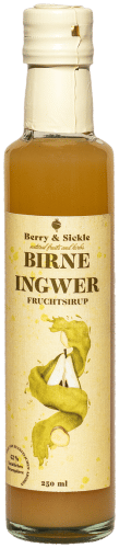 Fruchtsirup Birne-Ingwer - 250ml