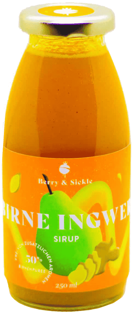 Fruchtsirup Birne-Ingwer – 250ml von Food Craftory kaufen