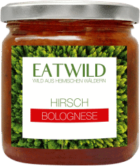Hirsch Bolognese mit Bio-Zutaten