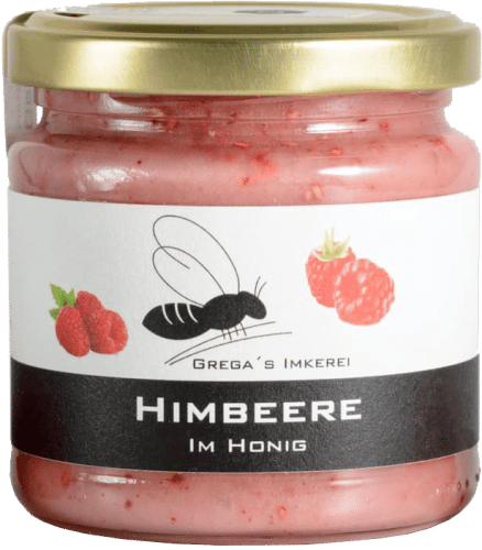 Himbeere im Honig