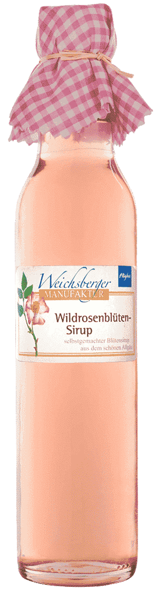 Wildrosenblüten-Sirup