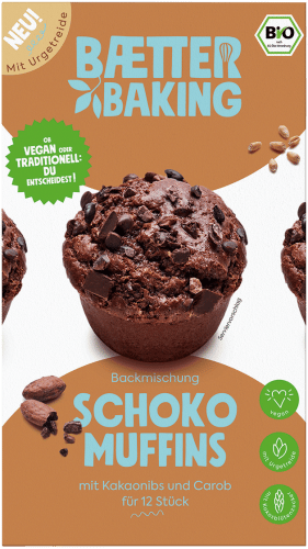 Bio Backmischung Schoko Muffins