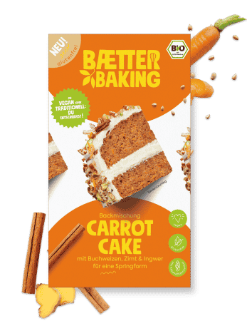 Bio Backmischung Carrot Cake glutenfrei
