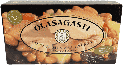 Olasagasti Thunfischfilet mit weißen Bohnen