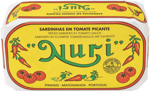 NURI Sardinen in scharfer Tomatensauce & Olivenöl