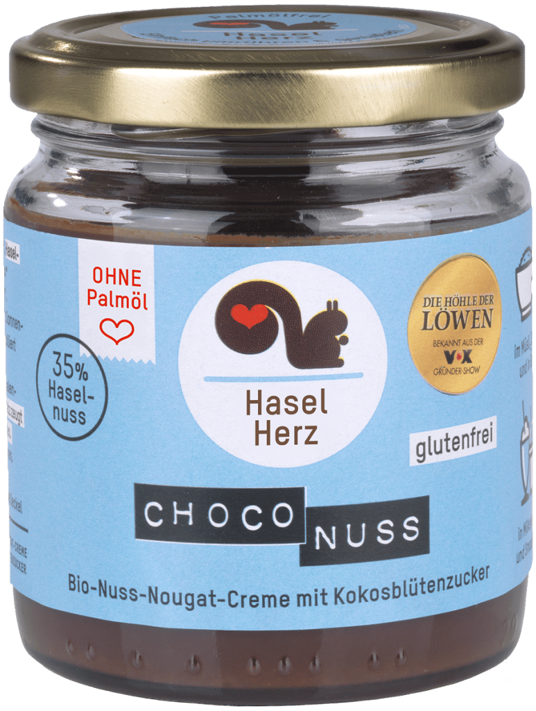 Bio Choco Nuss Nougat Creme vegan von HaselHerz kaufen