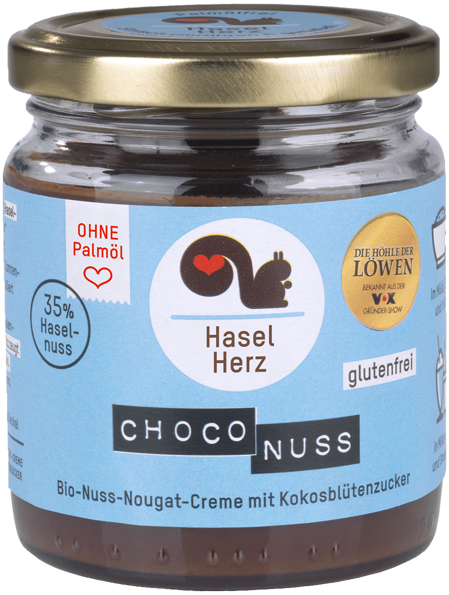 Bio Nuss Nougat Creme von HaselHerz kaufen | Leni &amp; Hans