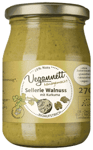 Bioaufstrich Sellerie-Walnuss mit Kurkuma - 270g