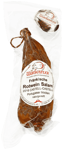 Fränkische Rotwein Salami