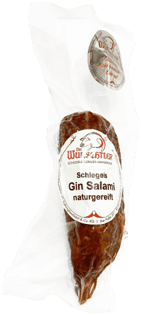 Fränkische Salami mit Gin