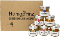 Geschenkbox - 6er Honig-Probierset