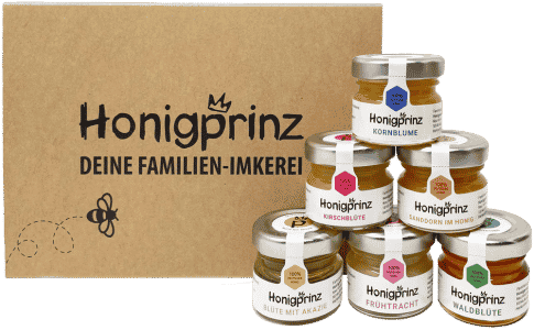 Geschenkbox - 6er Honig-Probierset