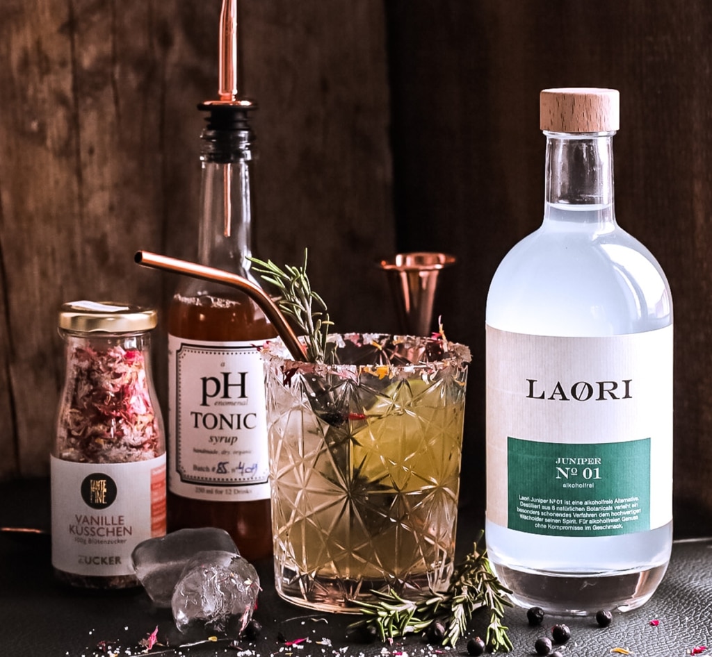 Laori ist als alkoholfreier Gin keine Gin Sorte