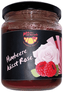 Himbeere küsst Rose