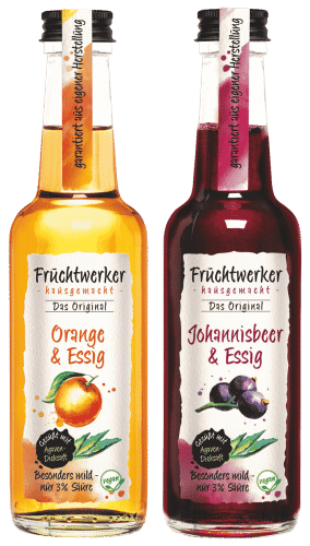 Fruchtwerker Probierpaket Johannisbeer & Orange mit Agave