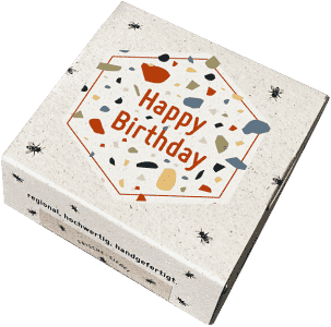 Honig Pralinen Nuss 4er-Set "Happy Birthday"