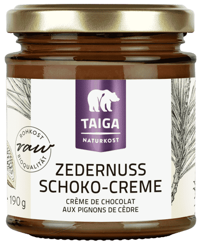 Zedernuss-Schoko-Creme Bio