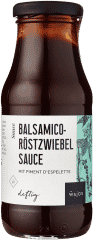 Balsamico Röstzwiebel Sauce mit Piment d'Espelette