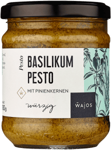 Basilikum Pesto mit Pinienkernen