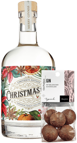 Wajos Christmas Gin & Gin-Pralinen Set