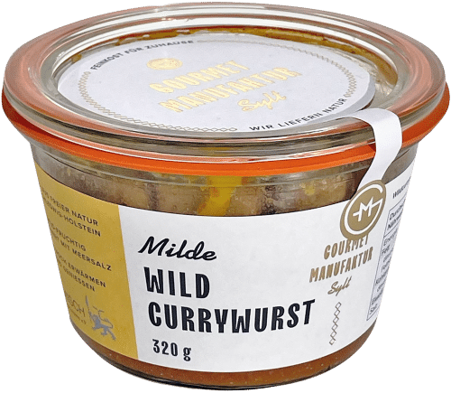 Milde Wild-Currywurst
