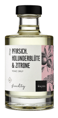 Pfirsich Holunderblüte & Zitrone Tonic Sirup